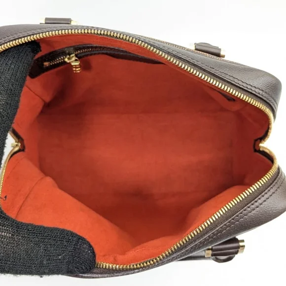 ✨️💎AUTHENTIC LOUIS VUITTON BRERA DAMIER EBENE HANDBAG - Picture 14 of 16